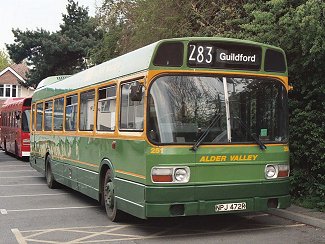 Alder Valley 251 in the carpark