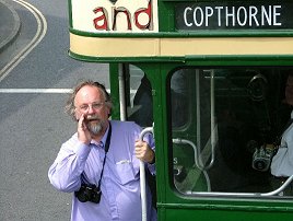Nice RT,... but who's that hooligan on the platform? (Photo by Peter Hewitt) 
