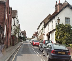 Old Oxted: going up