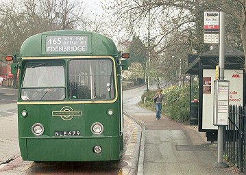 RF679 passes Sevenoaks Station