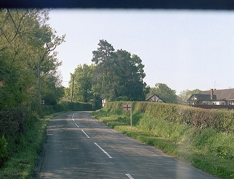 St Georges flags near Chathill.