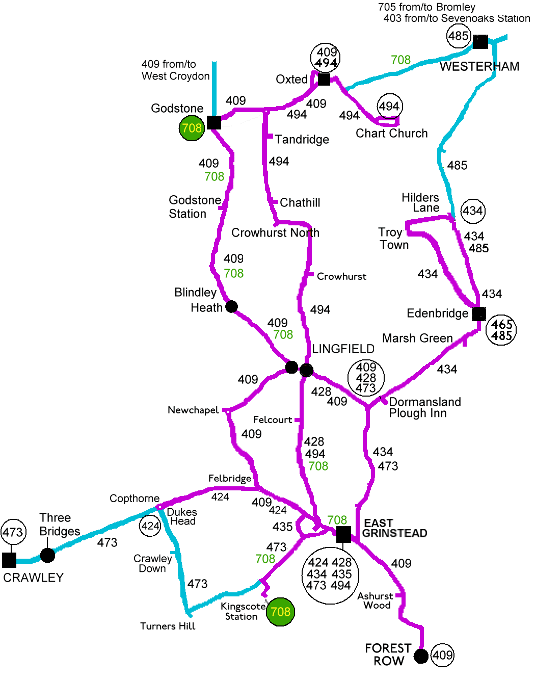 system map.