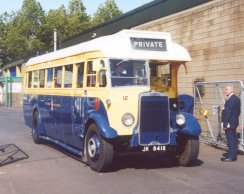 No12 leaves the garage