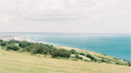 view east from Beachy Head