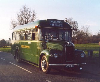 GS62 at Hurst Green on evening 465 to Holland