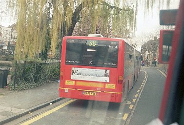 MA105 on 38 at Clapton Pond