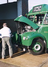 GS62 gets an engine wash