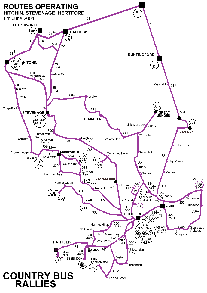 2004 system map