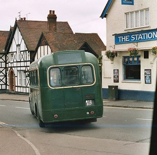 GS17 leaves Knebworth Stn