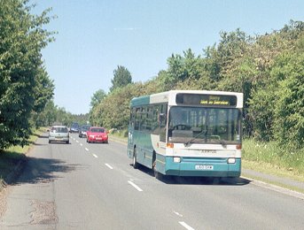 ex-Southend 3601 on Gt.Nth.Rd