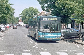 Arriva 3303 in Stevenage Old Town