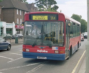 Metroline DMS13, Potters Bar Garage