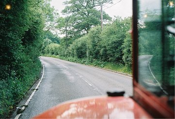 The lane to Essendon Mill.