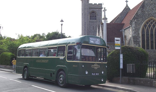 RF633 on 388, Welwyn Church