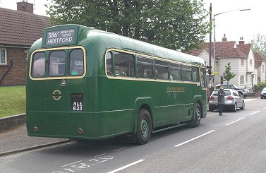 RF633 on 386A, Buntingford Jolly Sailors