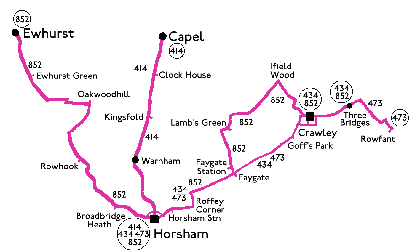 Horsham map