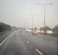 storm on the M25