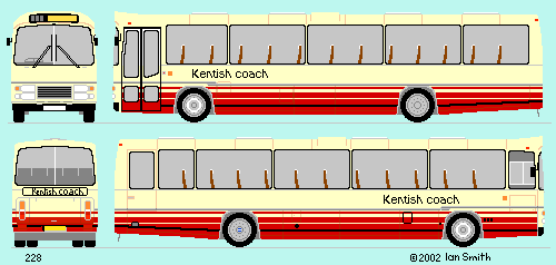 Kentish Coach 228 drawing
