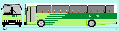 Kentish Coach 240 drawing