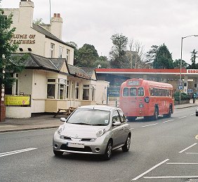 RF429 departs Loughton Garage