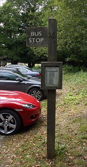 National Trust rustic Bus Stop