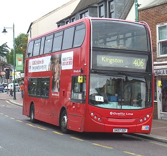 DD06 on 406 at Epsom