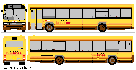 London Buslines, mod livery