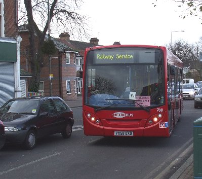 708 on Railway work, Beckenham Junction