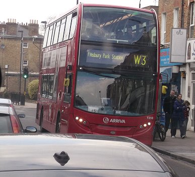T210 on W3, Stroud Green Road