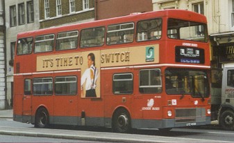 M485 at Aldwych, December 1998
