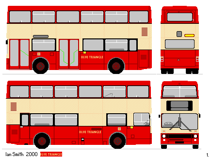 Blue Triangle Metrobus