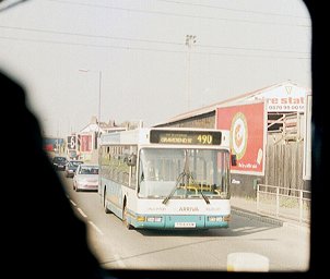 Arriva 3914 on 490, Northfleet