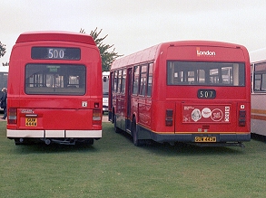 LS444 and GLS443 at Showbus, Duxford, September 2005