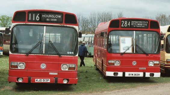 LS13 and LS363 at Cobham Museum OPen Day, April 2003