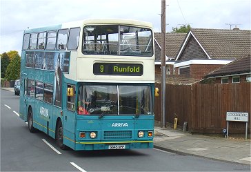 Arriva The Shires 5095 in Luton, Saturday 5th September 2009.