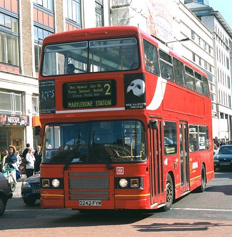 Refurbished L242 on 2 at Victoria, June 2002