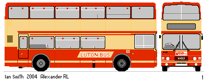 Luton Olympian/Alexander drawing