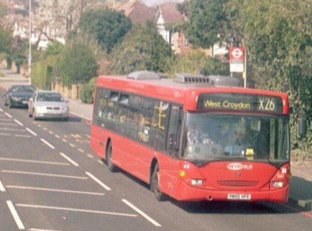541 on X26, Croydon