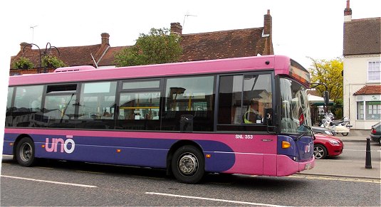 353 in Stevenage Old Town, June 2013