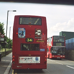 DLA369 and DLP93 on Barnet Hill.