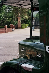 Hatfield Palace gates.
