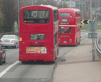6214 and RM54 approach Bluewater