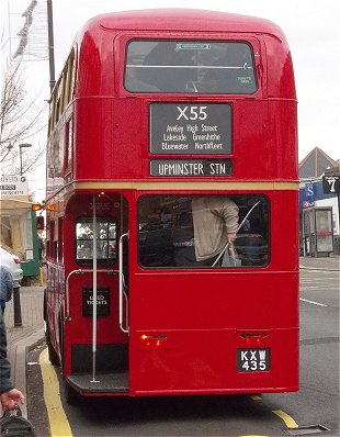 RTW335 at Upminster Stn
