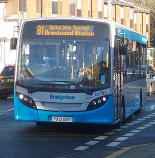 703 on 81 at Shenfield Station