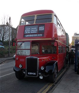 RTW335 on X55, Gravesend