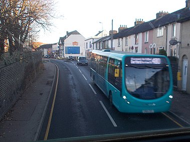 New Sapphire bus at Northfleet