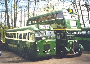 Q83, RT593 at Cobham Museum, April 1999