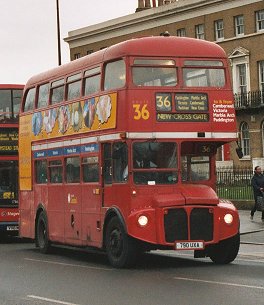 RM478 on 36 at New Cross Garage, January 2005