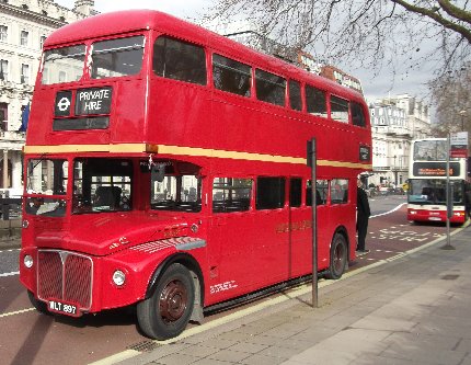 RML897 at Hyde Park Corner, February 2013.