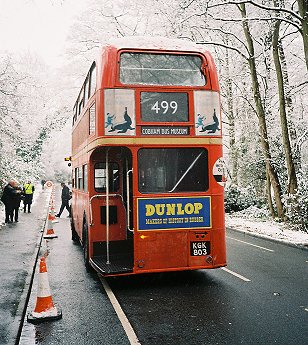 RTL139 in snow, Cobham, April 2008